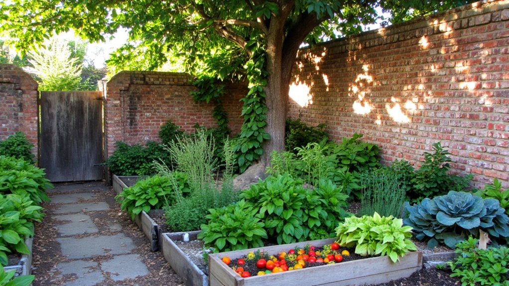 edible corner garden design