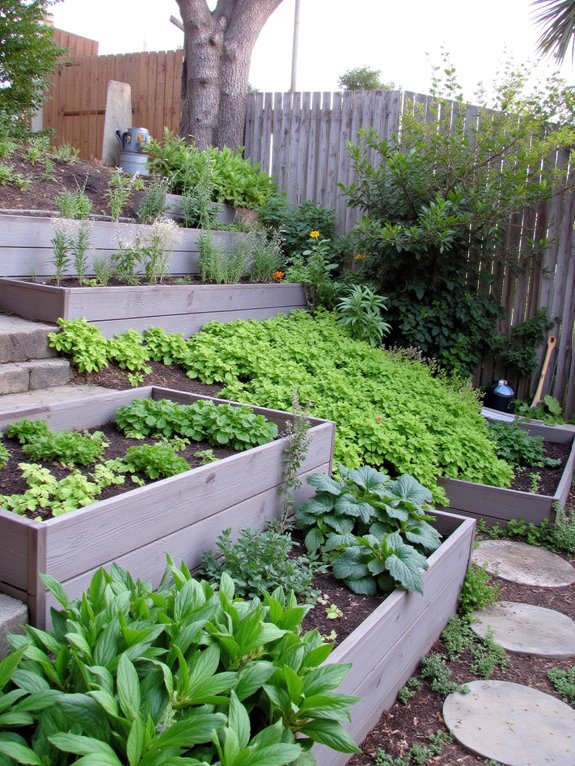 edible landscaping on slopes
