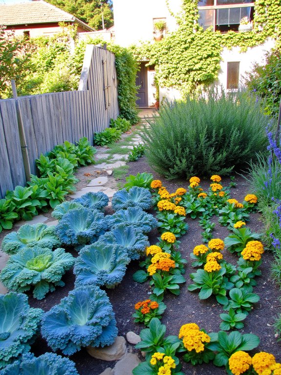 edible plants beautify gardens