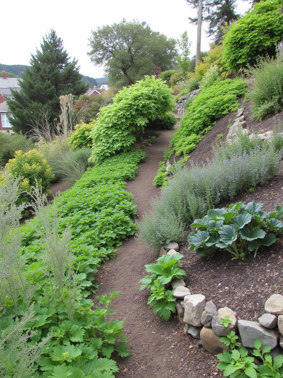 edible plants for hillside gardens
