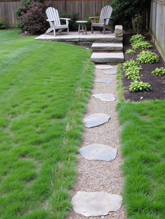 effective sloped yard drainage