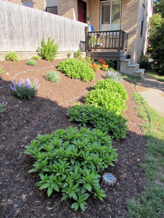 efficient hillside drip irrigation