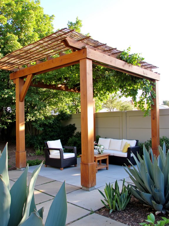 elegant outdoor shade structure