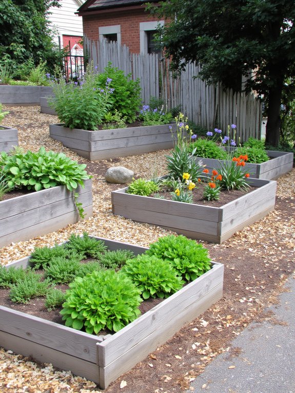 elevated planting for comfort