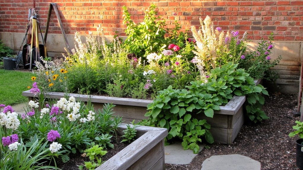 elevated plants organized beauty