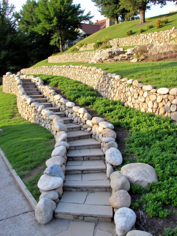 elevated tiered landscape design