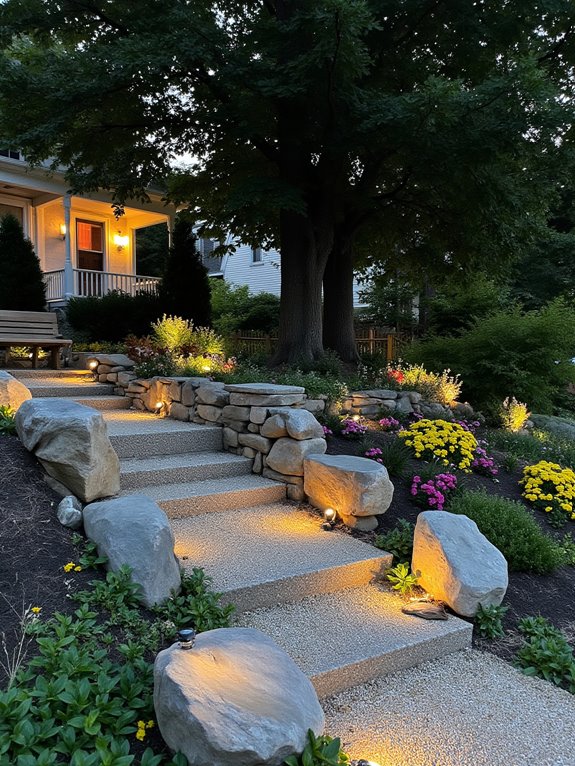 enchanting evening garden glow
