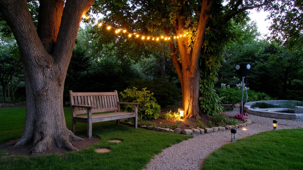 enchanting outdoor lighting ambiance