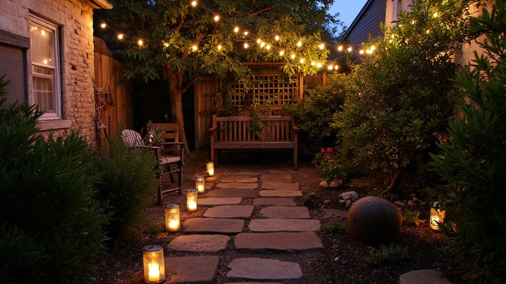 enchanting outdoor lighting atmosphere