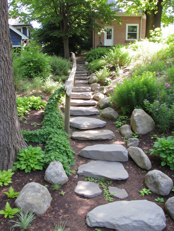 enhance garden navigation aesthetics