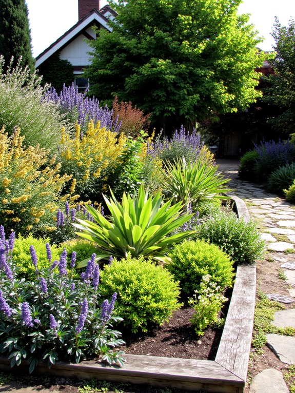 enhance garden with color