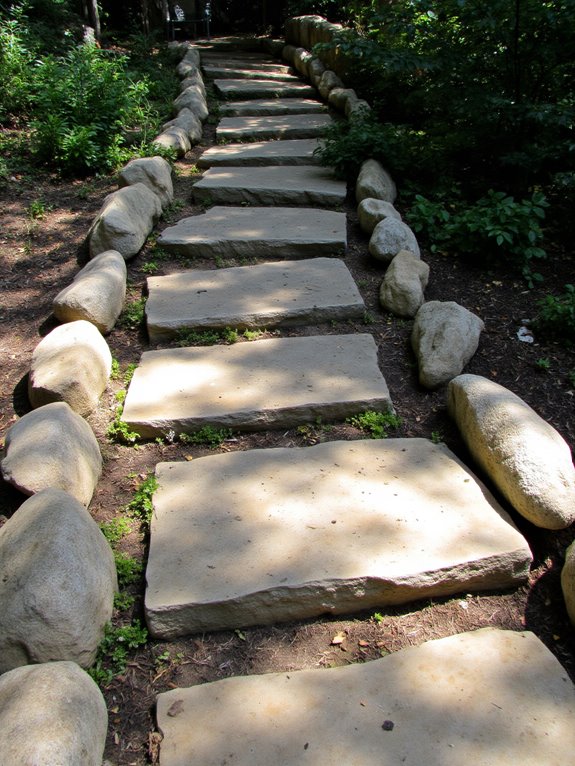 enhance paths with stones