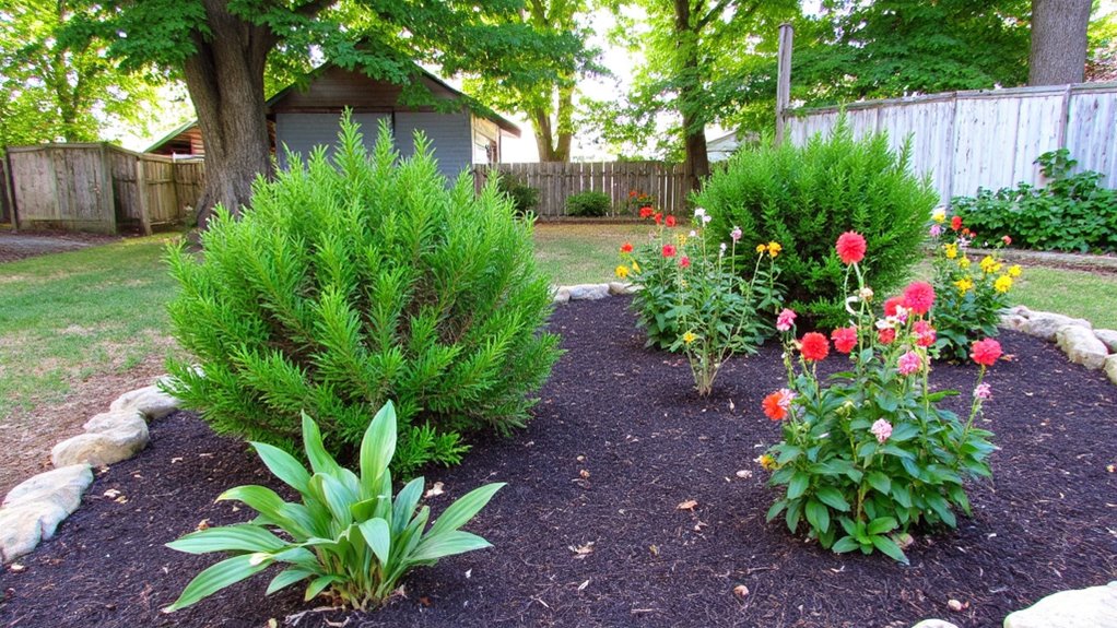enhance soil with mulch