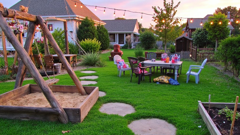family friendly backyard design