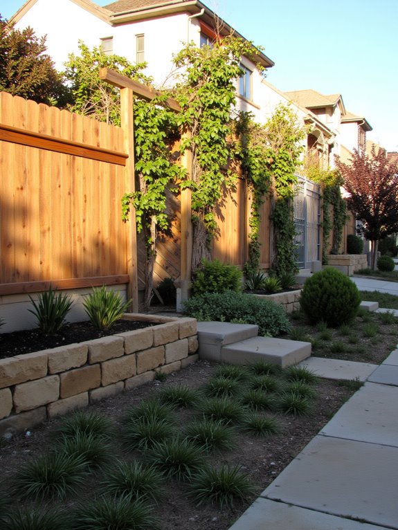 fence and trellis privacy