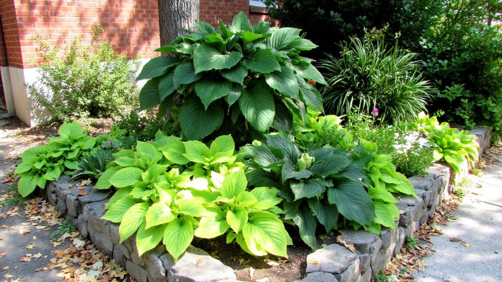 foliage texture contrast layering