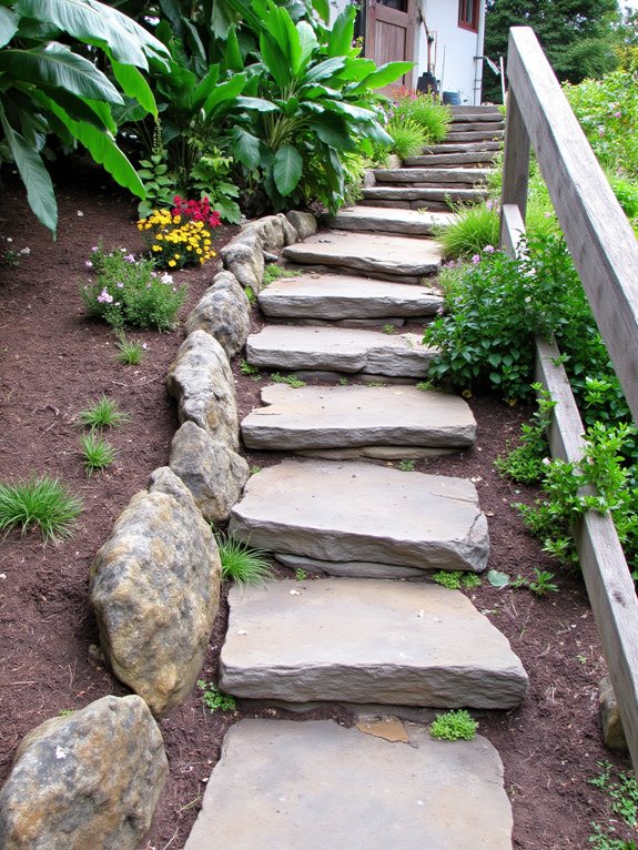 garden steps ensure safety