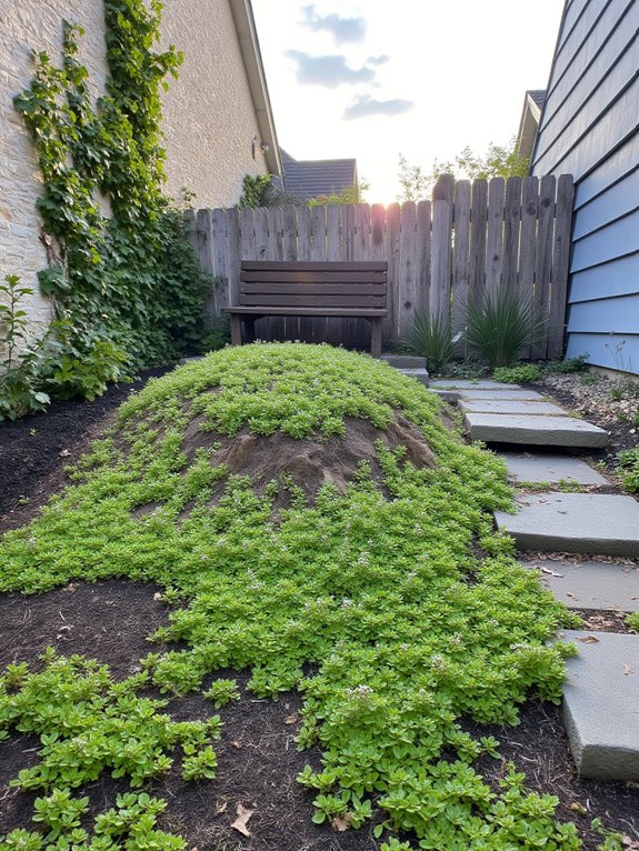 ground cover suppresses weeds