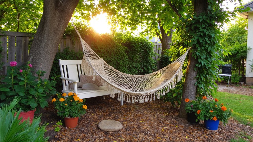 hammock and bench harmony