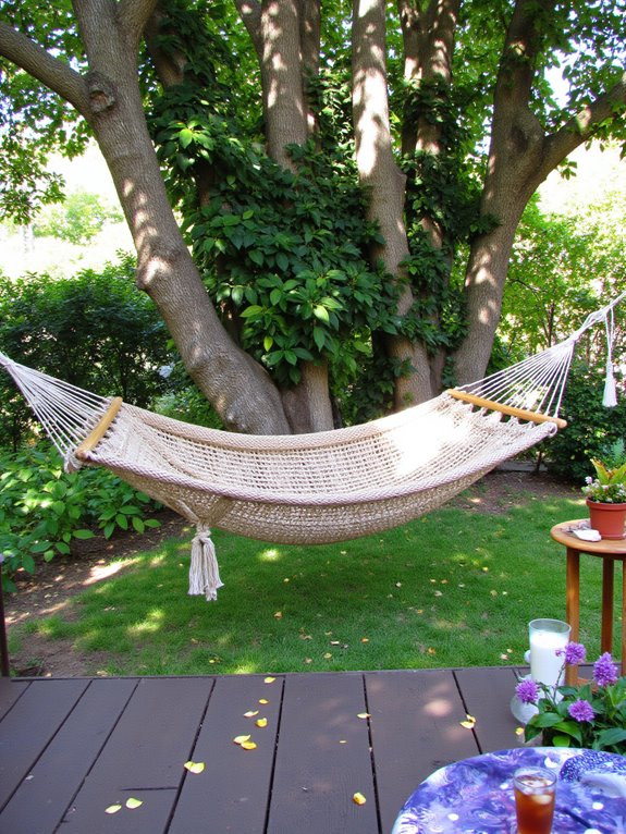 hammock book breeze tranquility