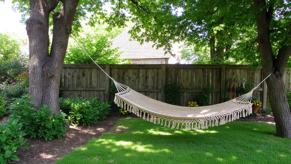 hammock lounging in nature