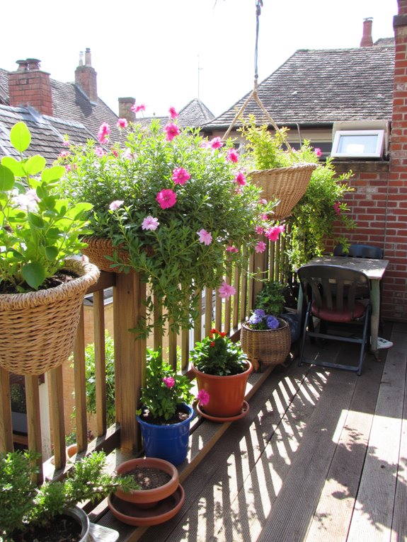 hanging planters for railings