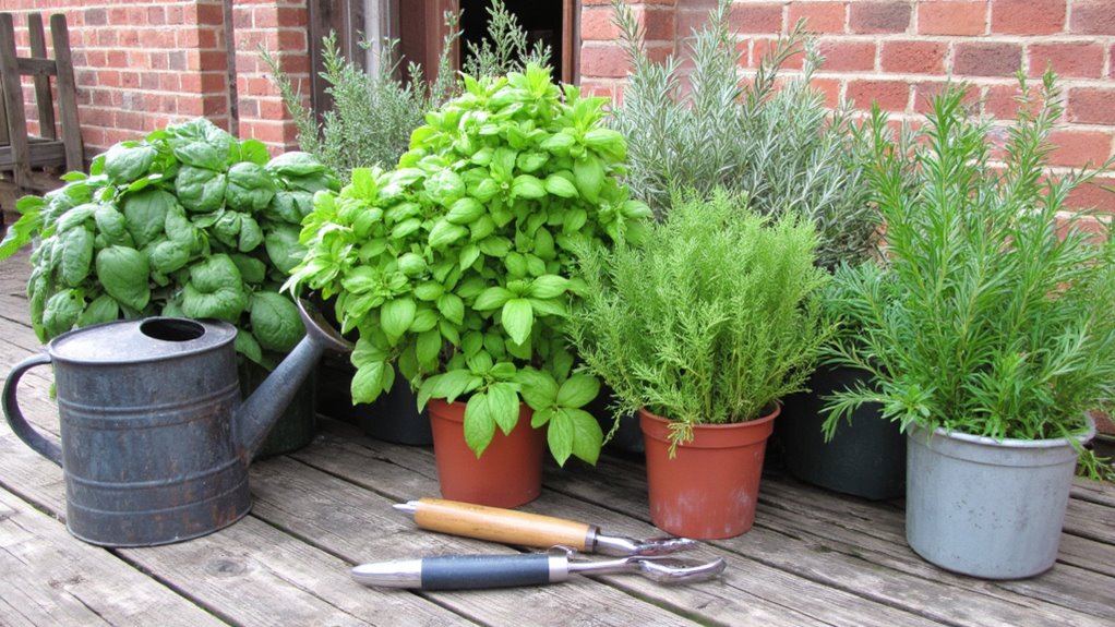 herb garden for flavor