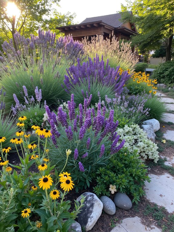 hilltop garden flower selection