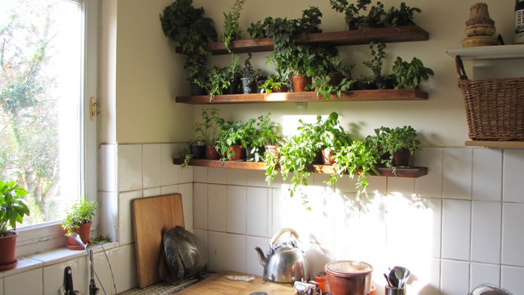 indoor vertical herb garden