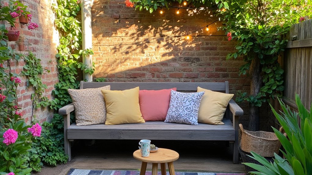 inviting cozy corner retreat