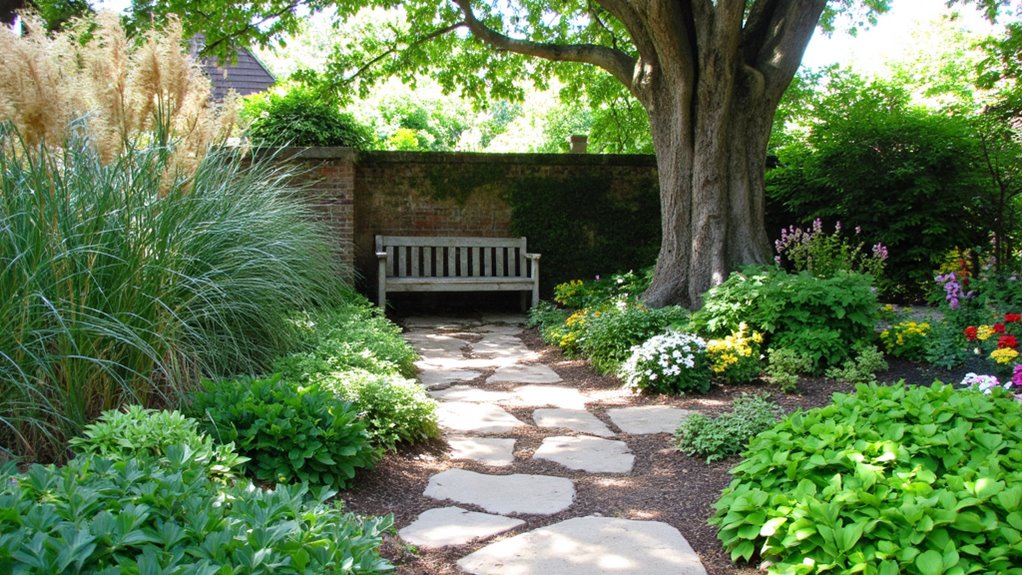 inviting garden exploration pathways