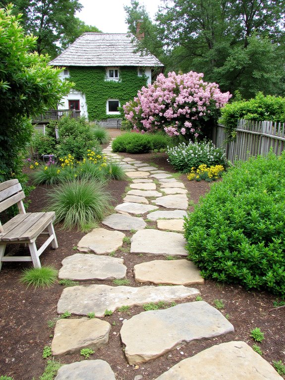 inviting stone garden pathways