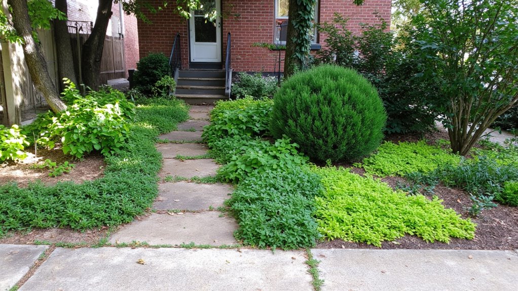 layered foliage creates depth