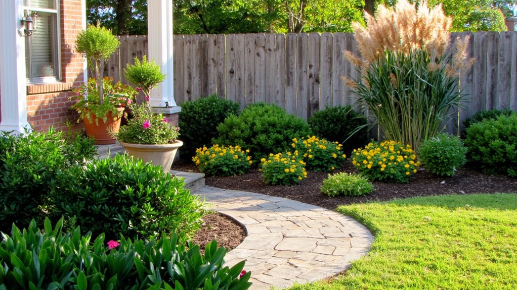 layered plant height arrangement