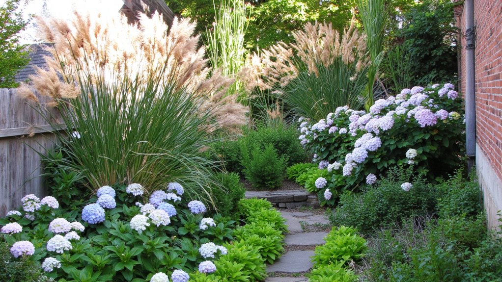 layered plant height design