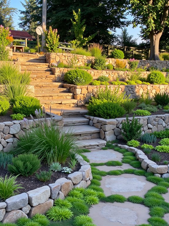 layered plants for beauty