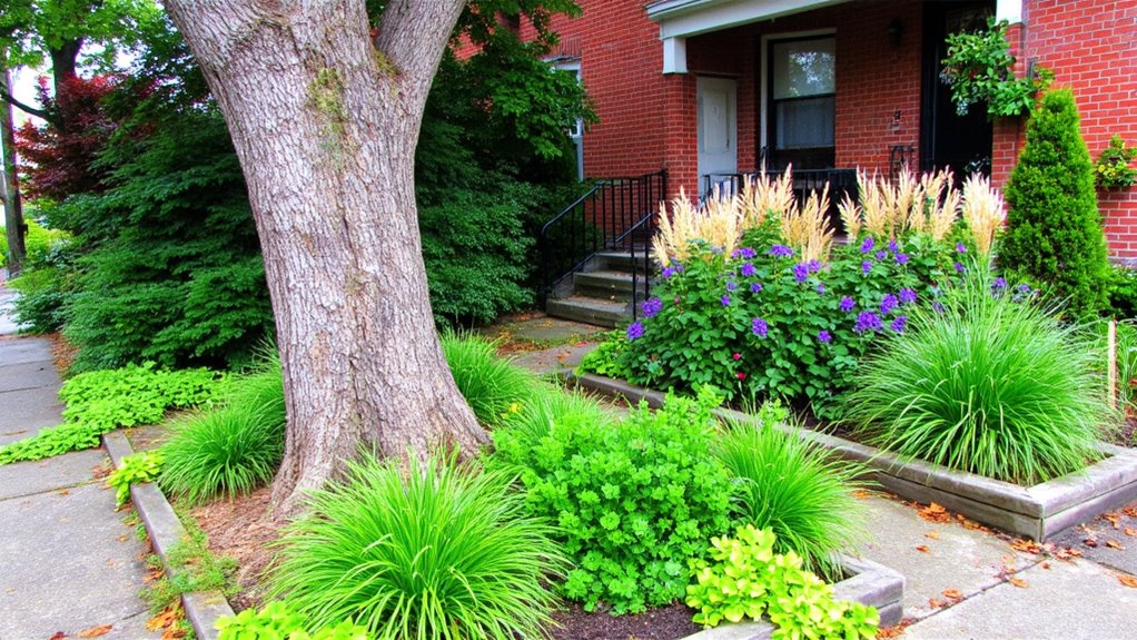 layering plants for depth