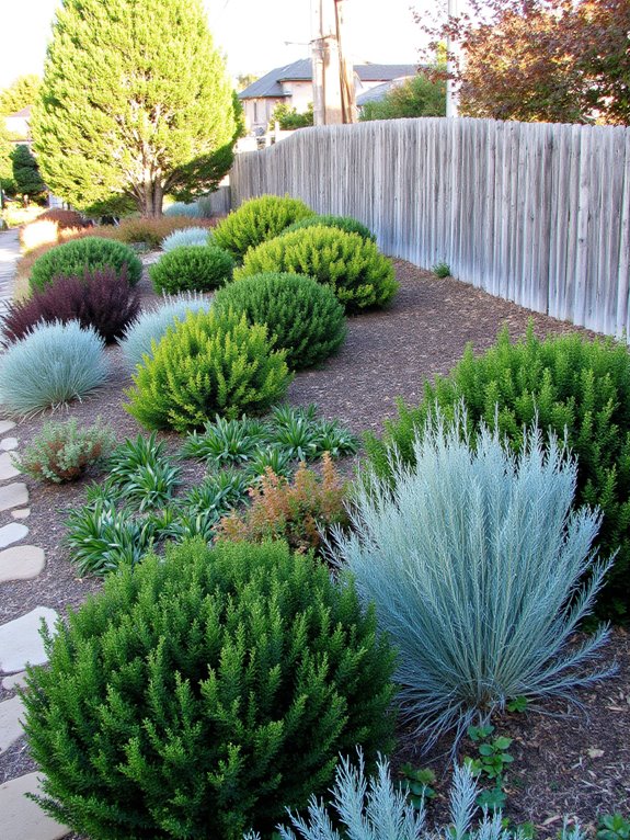 low maintenance evergreen shrubs selection