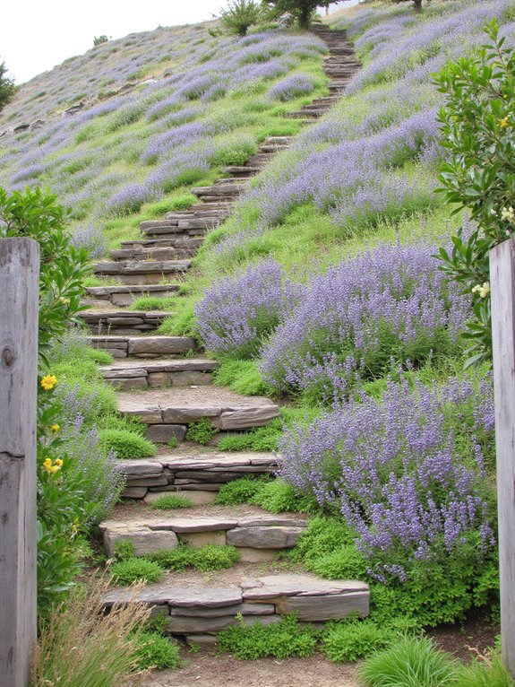 low maintenance slope groundcover