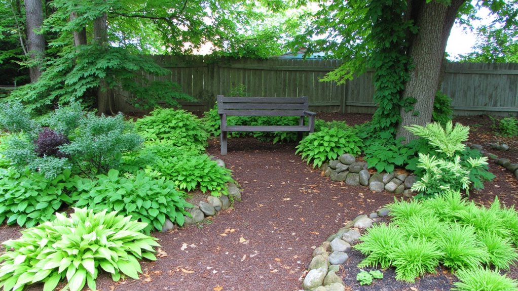 lush foliage shade garden