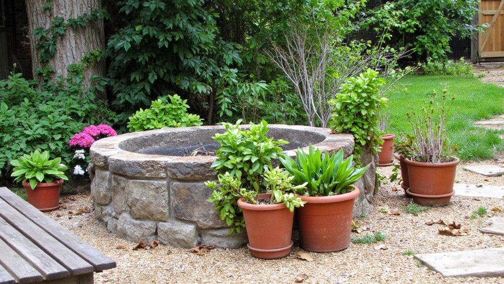 lush greenery enhances ambiance