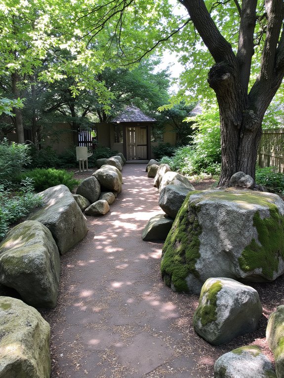 lush tranquility with lichens