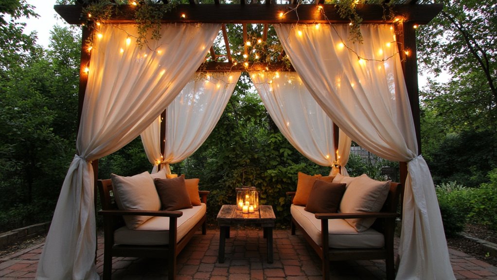 magical evening pergola retreat