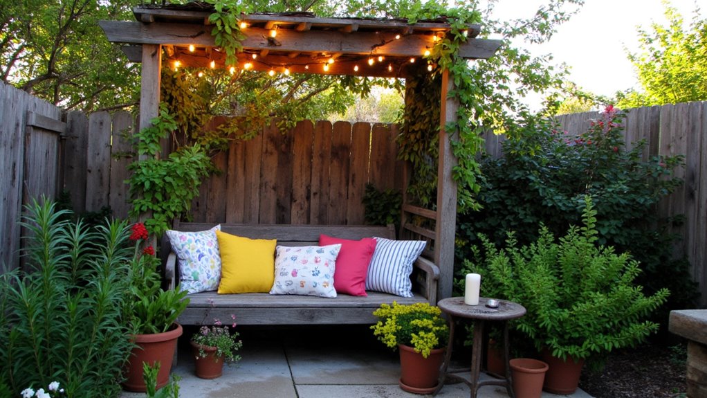 magical outdoor lighting ambiance