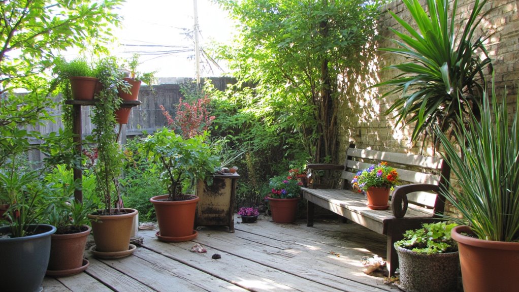 maximize small backyard space
