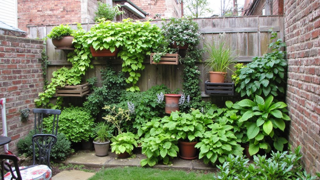 maximize space with vertical gardens