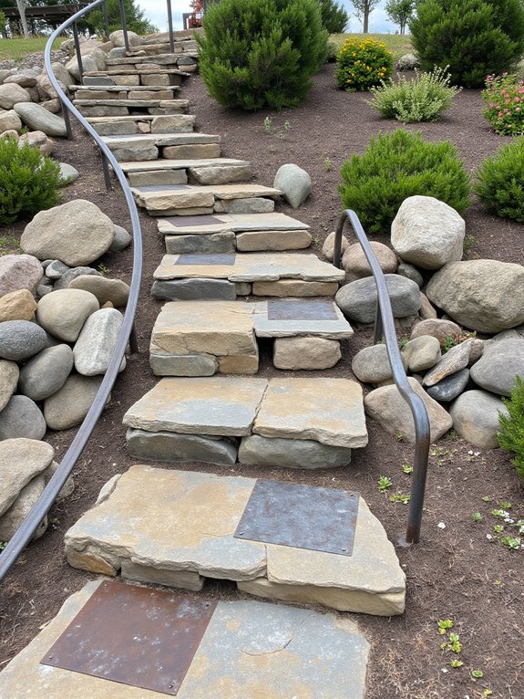 metal elements enhance steps