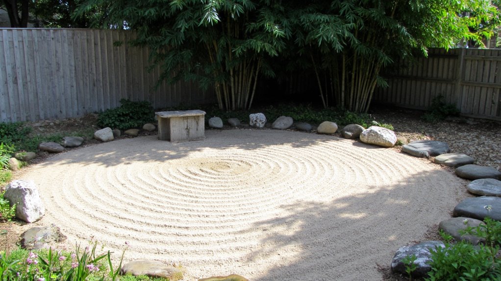 mindfulness through zen gardening