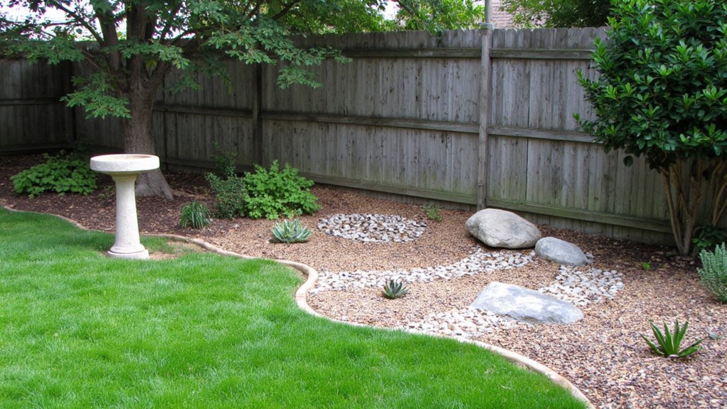 modern low maintenance landscaping solution