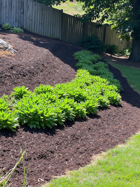 mulch prevents soil erosion